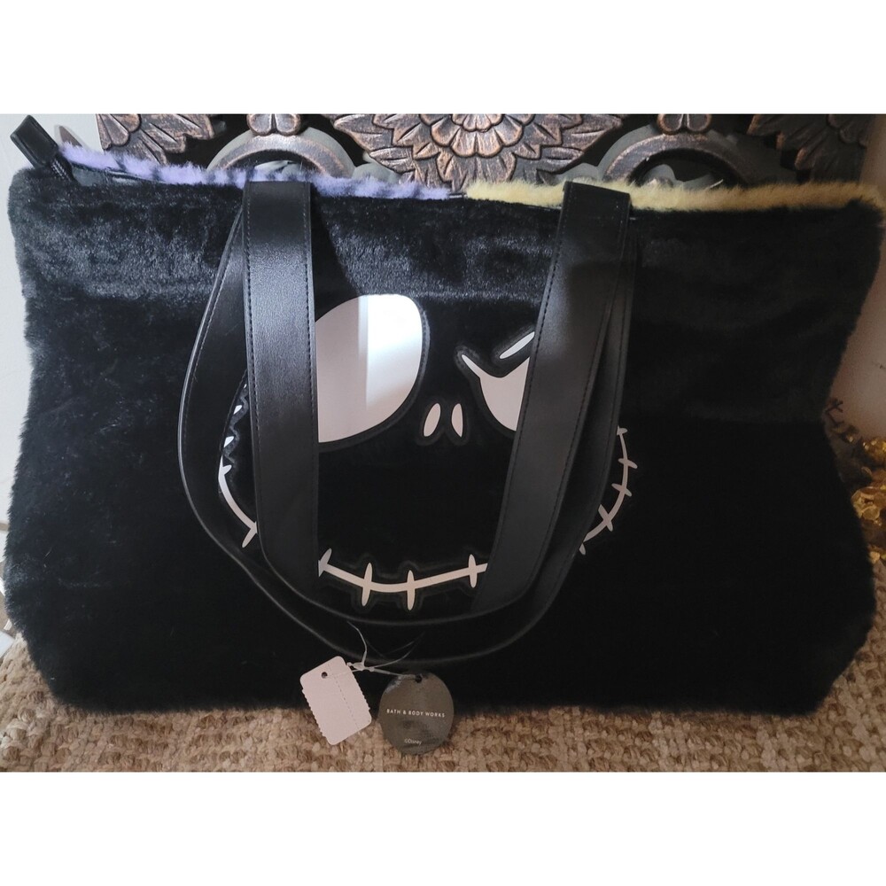 Bath & Body Works/Nightmare Before Christmas Jack Skellington/Sally Tote Bag